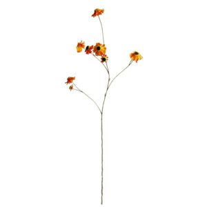 Zonnehoed Kunstbloem | Natuurgetrouwe Rudbeckia | 101cm | oranje geel
